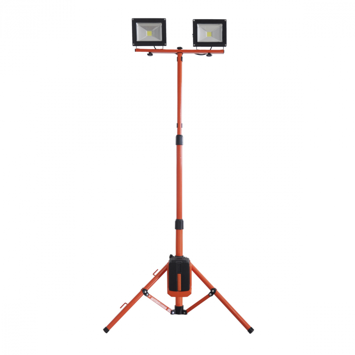 Redback ED40 Stand proiectoare LED acumulatori 40V, 2x20W, solo [3]