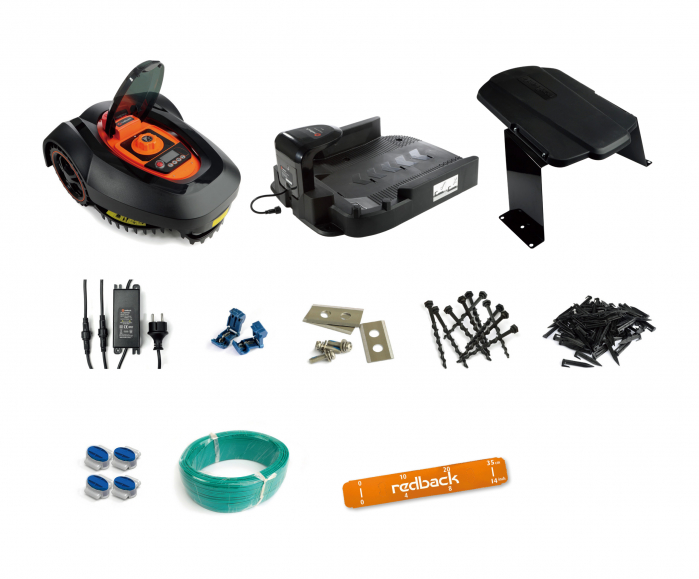 Redback RM18APP Robot automat de tuns gazon, 28V, 2Ah 180mm, 20-60mm, 600mp [3]