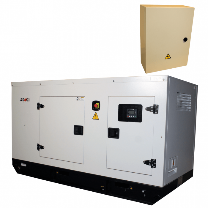 SENCI CDE 34i-YS-ATS Generator insonorizat, 34 kVA, 400V, AVR, Diesel, ATS inclus [1]
