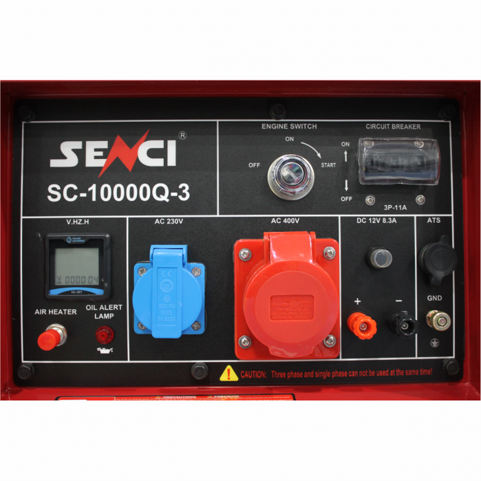 SENCI SC-10000Q-3-ATS Generator insonorizat, 8.0 kW, 400V, ATS&AVR, Diesel, pornire electrica [5]