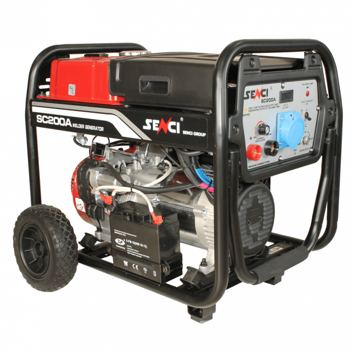 SENCI SC-200A Generator sudura 5.5 kW, 230V, AVR, Benzina, pornire electrica [1]
