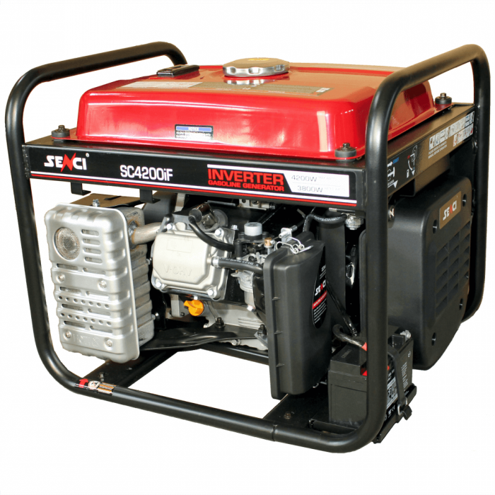 SENCI SC-4200iF Generator digital invertor 4.2 kW, 230V, AVR, benzina [2]
