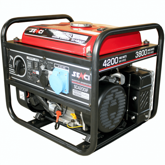 SENCI SC-4200iF Generator digital invertor 4.2 kW, 230V, AVR, benzina [1]