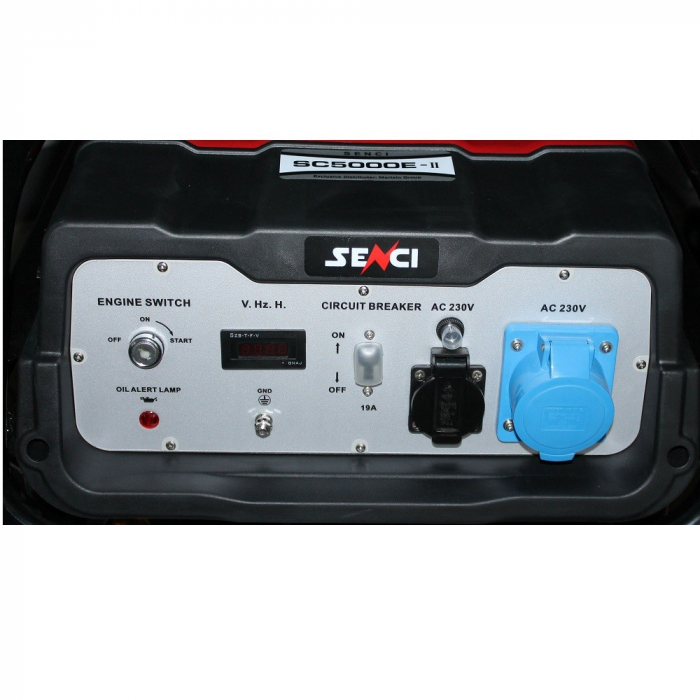SENCI SC-5000E TOP Generator curent 4.5 kw, 230V, AVR, benzina, pornire electrica [2]