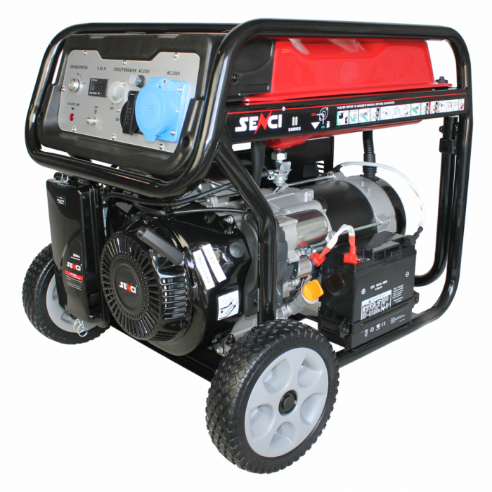 SENCI SC-6000E TOP Generator curent 5.5 kw, 230V, AVR, benzina, pornire electrica [2]