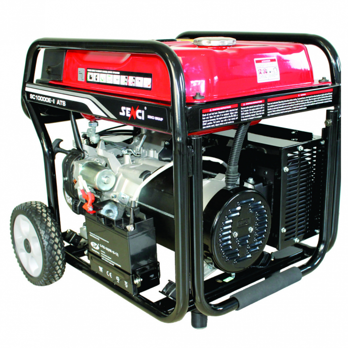 SENCI SC10000E-ATS TOP Generator curent 8.5 kw, 230V, AVR, benzina, pornire electrica [3]