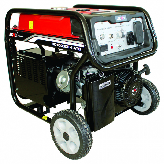 SENCI SC10000E-ATS TOP Generator curent 8.5 kw, 230V, AVR, benzina, pornire electrica [2]