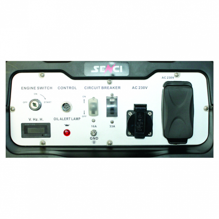 SENCI SC10000E-ATS TOP Generator curent 8.5 kw, 230V, AVR, benzina, pornire electrica [5]