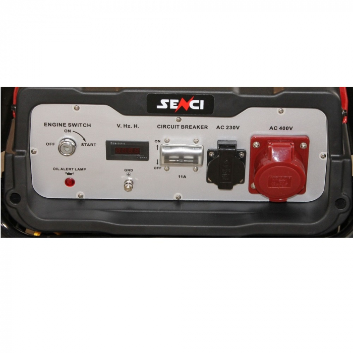 SENCI SC10000TE TOP Generator curent 8.5 kw, 400V, AVR, benzina, pornire electrica [2]