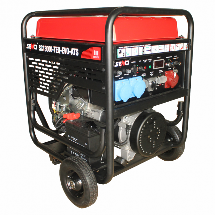SENCI SC13000-EVO-ATS Generator curent 11 kw, 230V, AVR, benzina, pornire electrica [1]