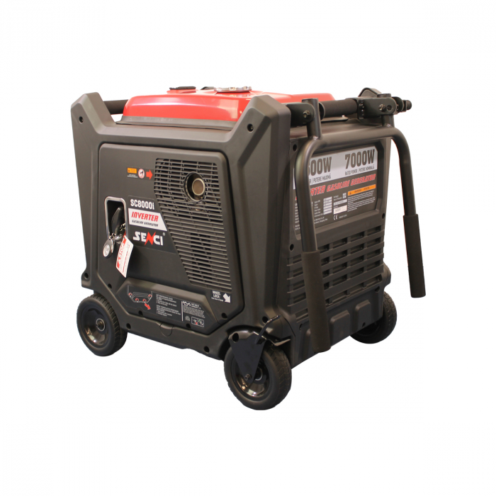 SENCI SC8000iE Generator digital invertor insonorizat 7.5 kW, 230V, AVR, benzina [2]