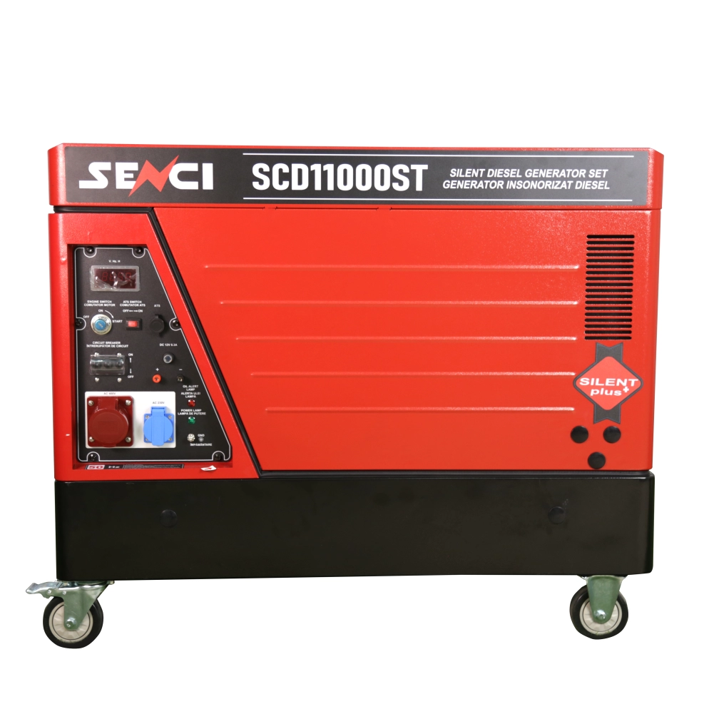 SENCI SCD11000S-3 ATS Generator insonorizat, putere maxima 8.5 kW, 400V, motor Diesel, ATS inclus [2]