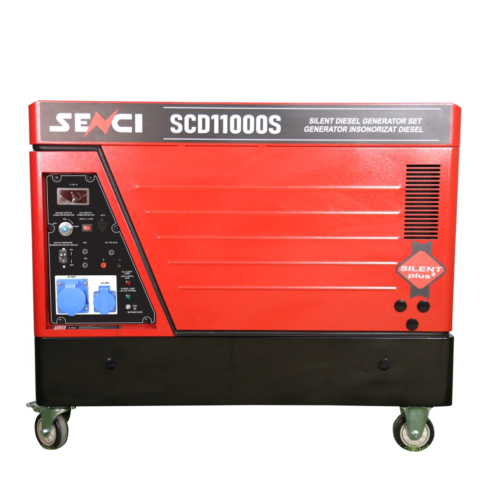 SENCI SCD11000S ATS Generator insonorizat, putere maxima 8.5 kW, 230V, motor Diesel, ATS inclus [2]