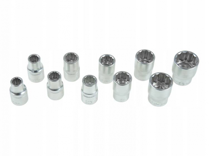 Set de capete 1/2" cu clichet, 11 bucati [5]
