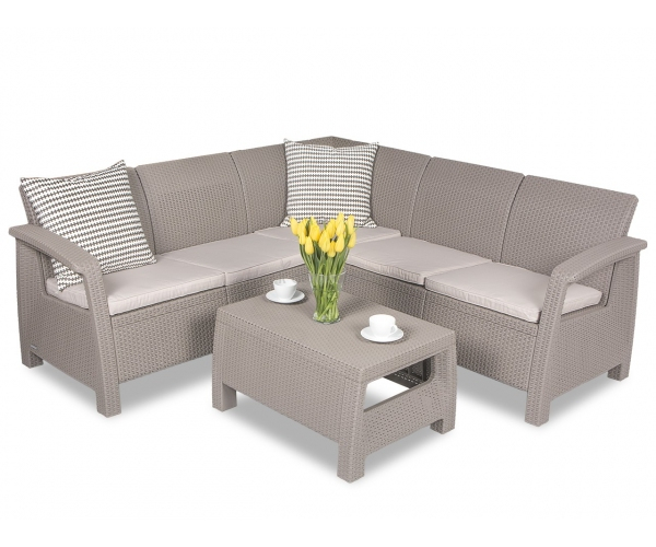 Set de gradina cu coltar - Corfu II Relax Capuccino [3]