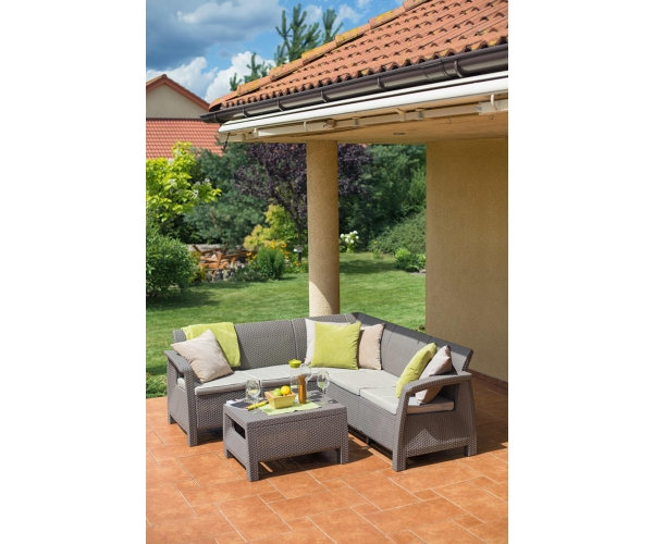 Set de gradina cu coltar - Corfu II Relax Capuccino [5]