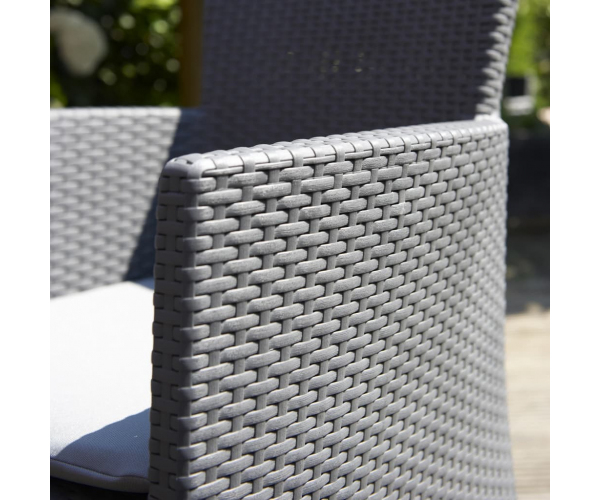 Set mobilier balcon, Keter Iowa cu masa Luzon gri [6]