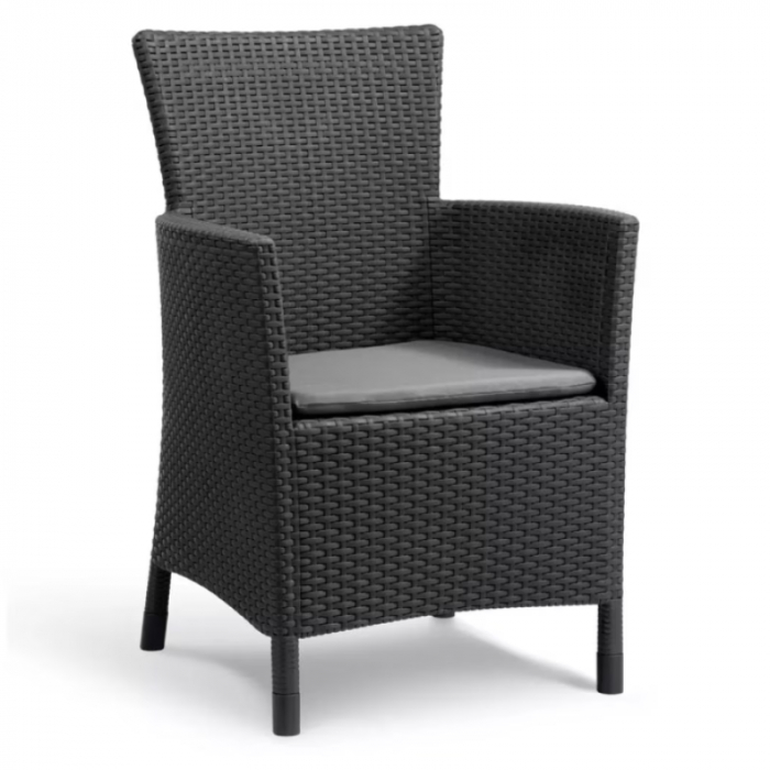 Set mobilier balcon, Keter Iowa cu masa Luzon gri [5]