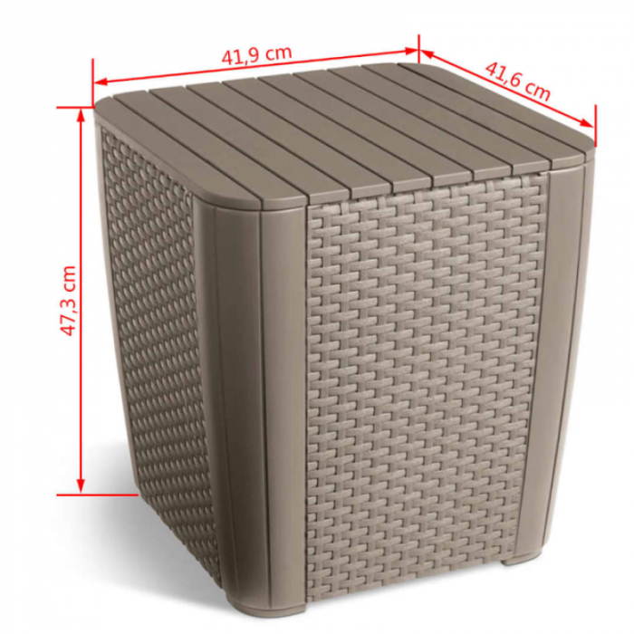 Set Mobilier de Balcon IOWA KETER Cappucino (Luzon Flat) [5]