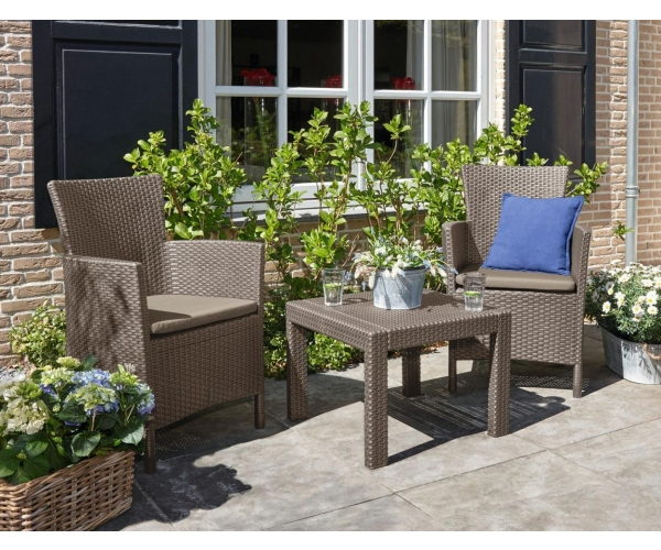 Set mobilier de balcon, Rosario Balcony, cappuccino [5]