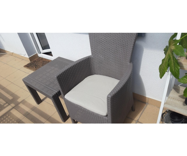 Set mobilier de balcon, Rosario Balcony, cappuccino [4]