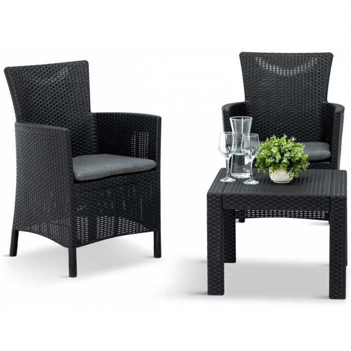 Set mobilier de balcon, Rosario Balcony, grafit [3]