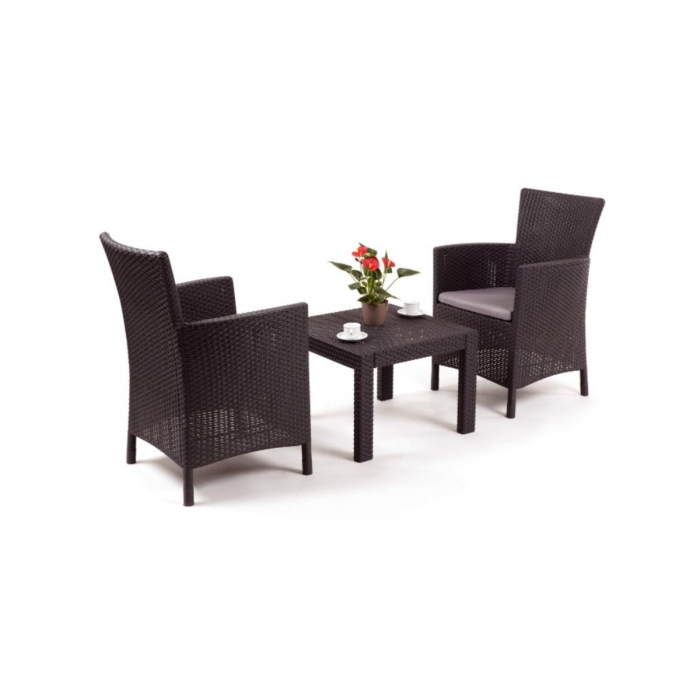Set mobilier de balcon, Rosario Balcony, maro [3]