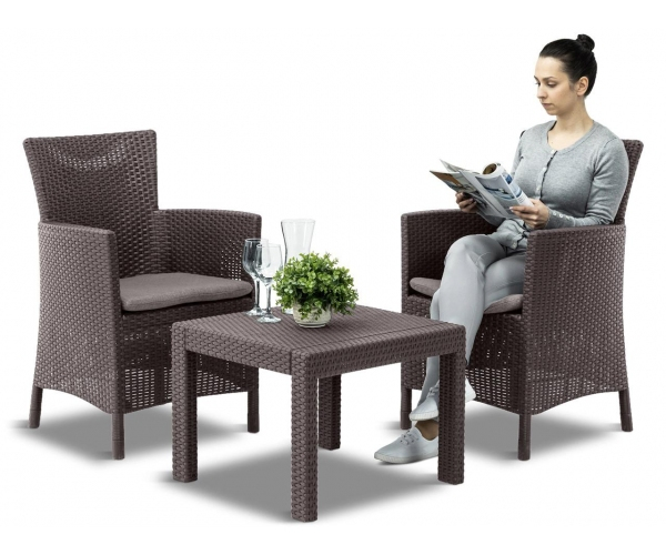 Set mobilier de balcon, Rosario Balcony, maro [5]