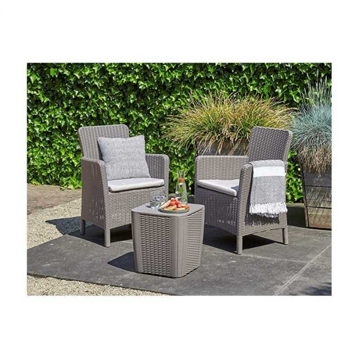 Set  Mobilier de Balcon  TRENTON KETER Cappucino (Round) [3]