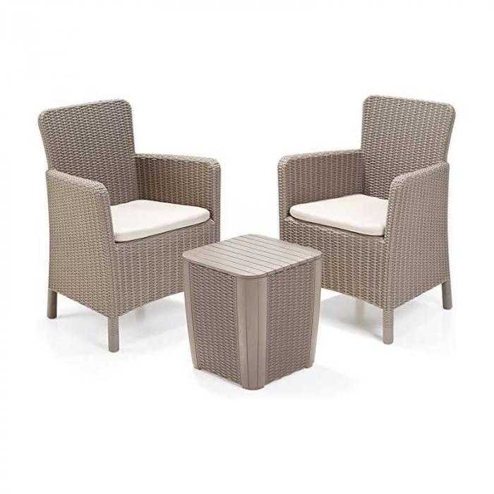 Set  Mobilier de Balcon  TRENTON KETER Cappucino (Round) [1]