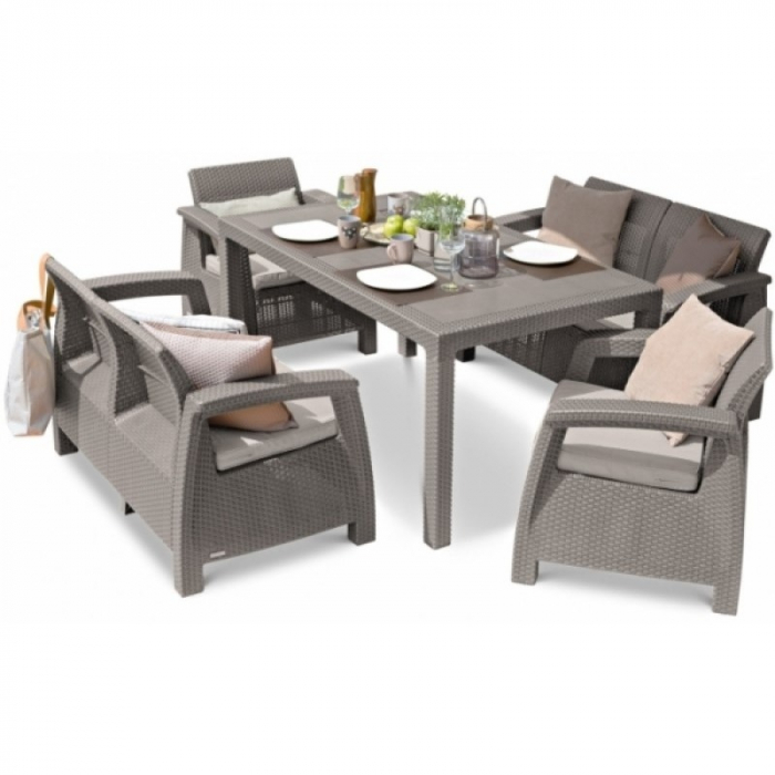Set mobilier de gradina CORFU II FIESTA Capuccino [2]