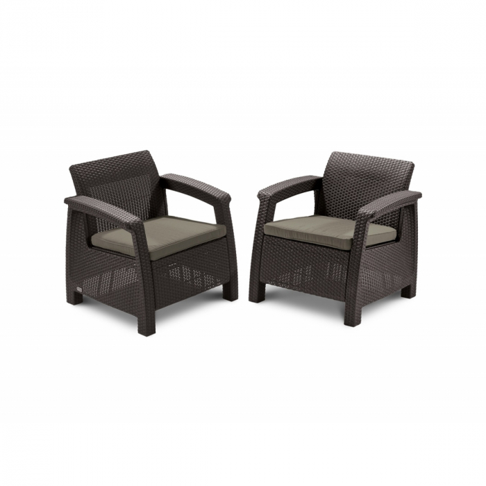 Set mobilier de gradina CORFU II FIESTA Maro/Gri-Taupe [7]