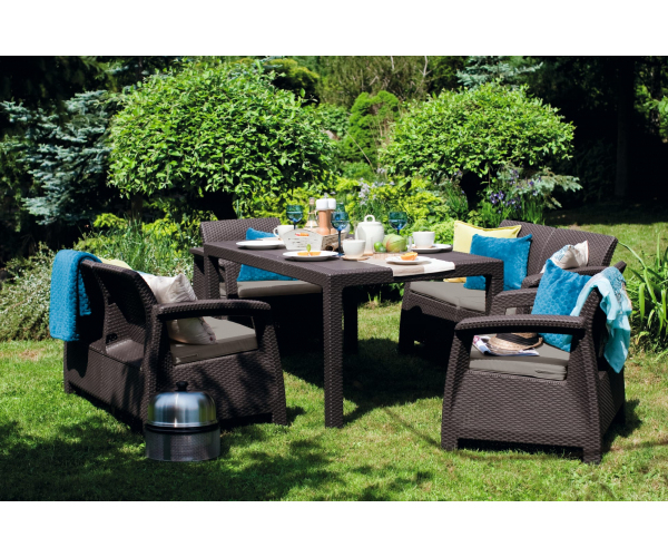 Set mobilier de gradina CORFU II FIESTA Maro/Gri-Taupe EE [3]