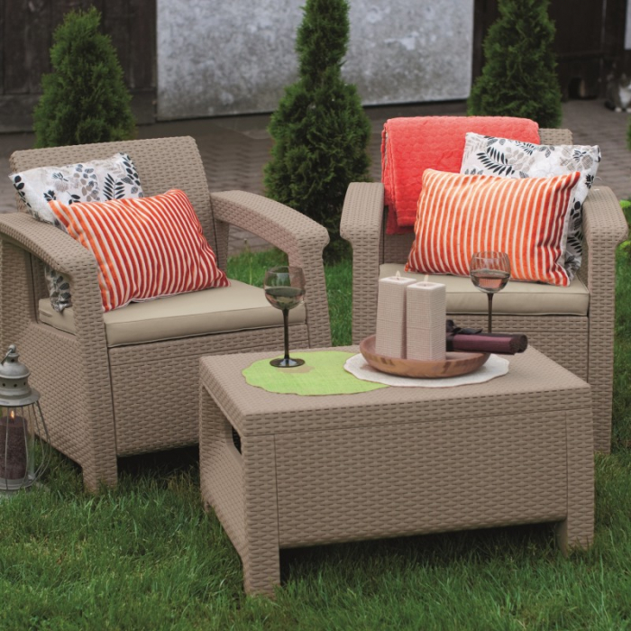 Set mobilier de gradina Corfu II Weekend Capuccino [3]