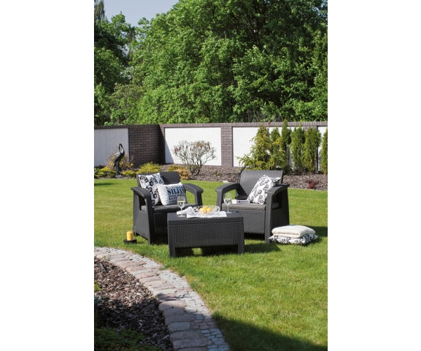 Set mobilier de gradina Corfu II Weekend Grafit/ Gri-rece [3]