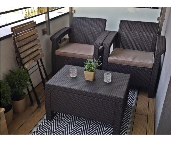 Set mobilier de gradina Corfu II Weekend Maro/Gri-taupe [6]