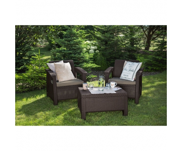Set mobilier de gradina Corfu II Weekend Maro/Gri-taupe [4]