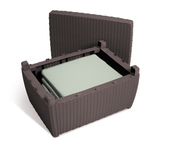 Set mobilier de gradina Corona Cusbox Capuccino/ Gri-nisipiu [4]