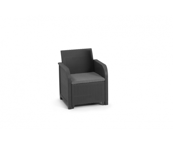 Set mobilier de gradina cu masa KETER ROSALIE 5 locuri gri [3]