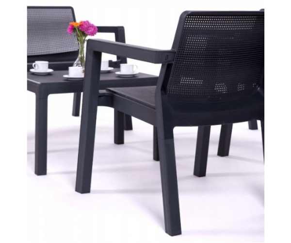 Set mobilier de gradina Emily Patio, gri [6]