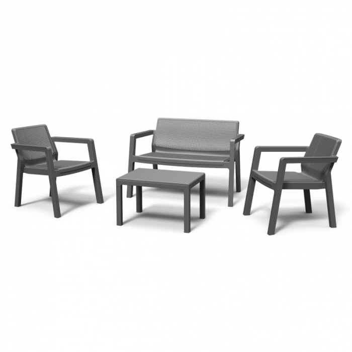 Set mobilier de gradina Emily Patio, gri [1]
