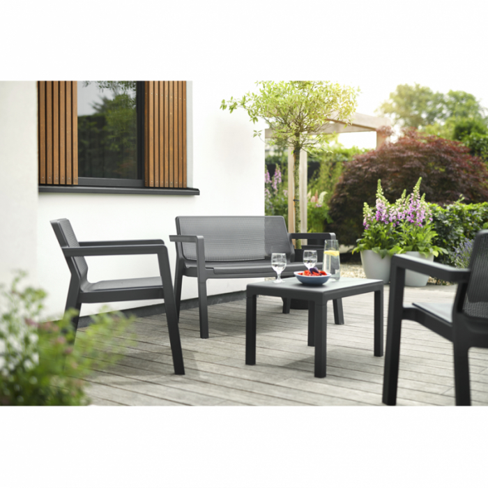 Set mobilier de gradina Emily Patio, gri [3]