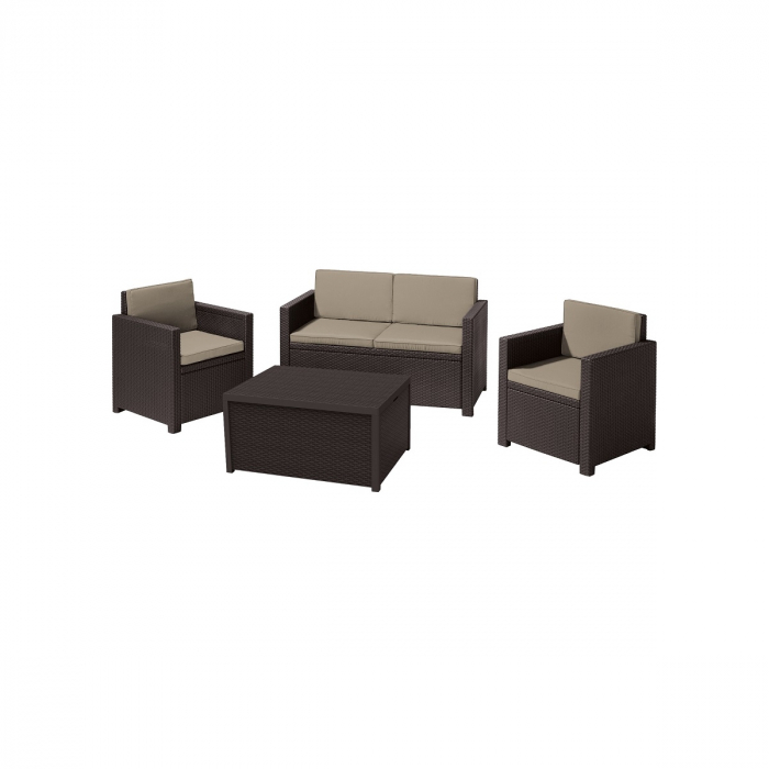 Set mobilier de gradina, Keter, Monaco Maro [1]