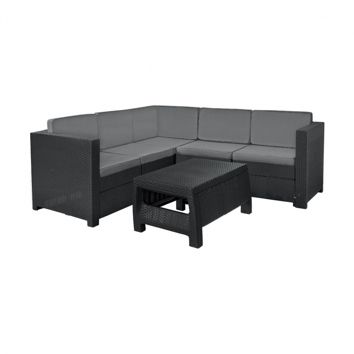 Set mobilier de terasa cu masuta de cafea - Provence Grafit/Gri- rece [1]