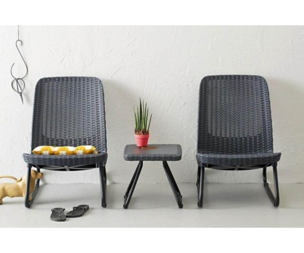 Set mobilier gradina, Rio Patio, Grafit/ Gri- rece [5]