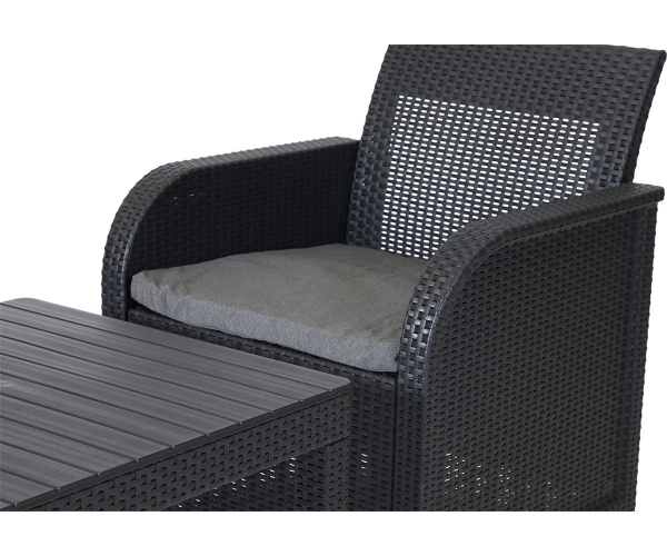 Set Mobilier KETER ROSALIE 2 Locuri Gri [3]