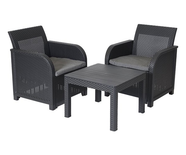 Set Mobilier KETER ROSALIE 2 Locuri Gri [1]