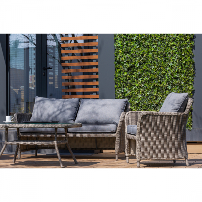 Set mobilier premium de terasa/gradina, Athen, rattan [2]