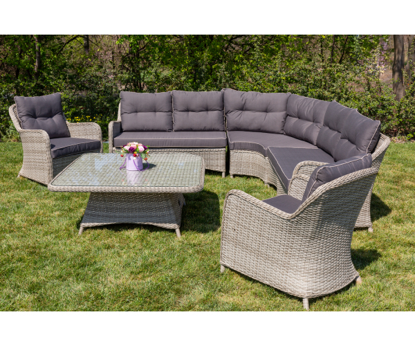 Set mobilier premium de terasa/gradina, Dublin, rattan [3]