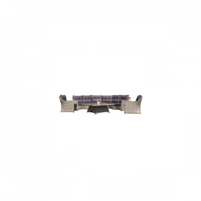 Set mobilier premium de terasa/gradina, Dublin, rattan [2]